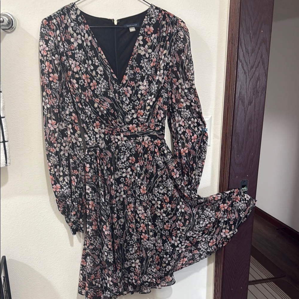 Tommy Hilfiger Pink and Gray Dress